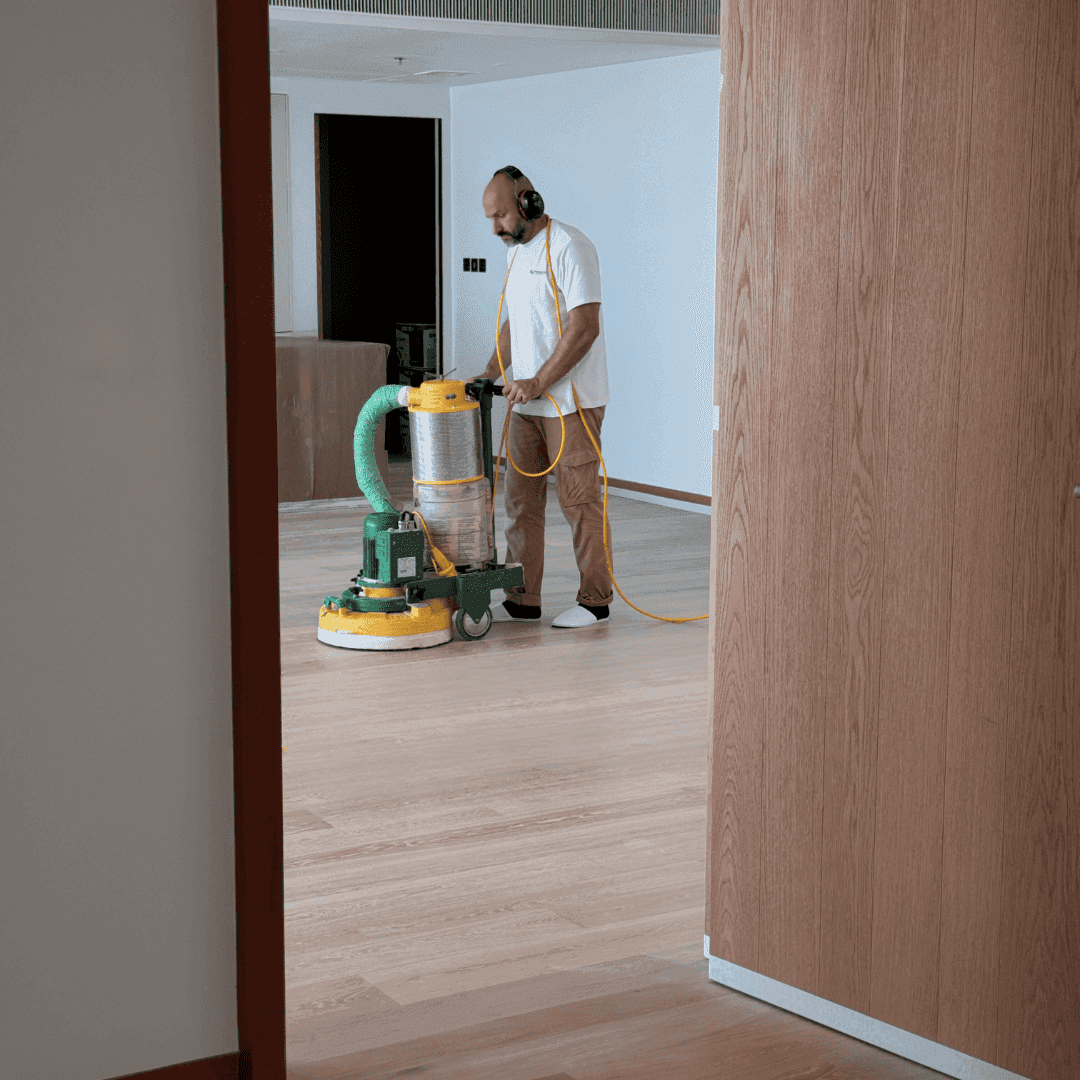 Beautiful parquet floor